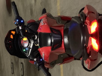Red Bajaj Pulsar AS 150
