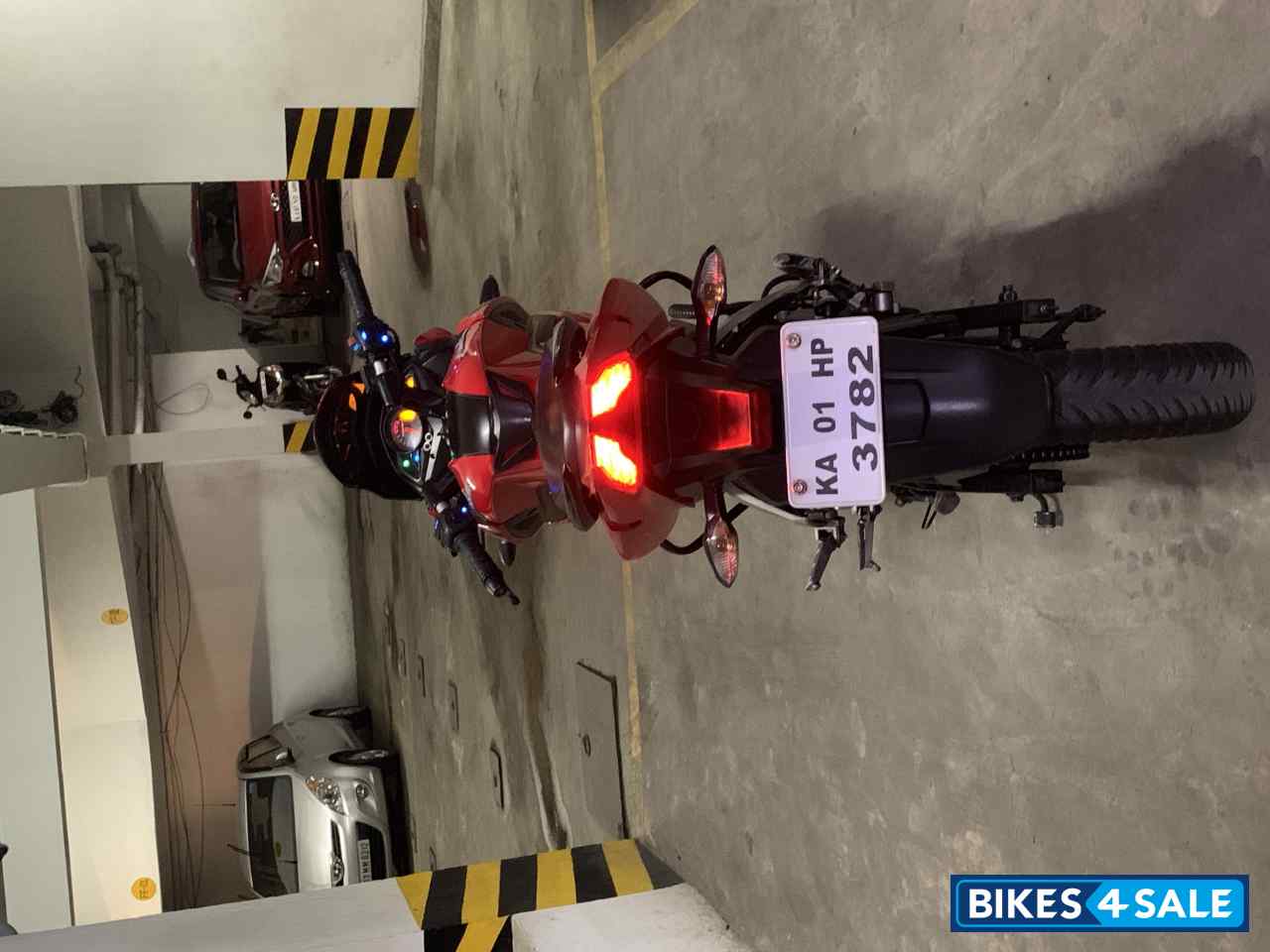 Red Bajaj Pulsar AS 150 Red Bajaj Pulsar AS 150