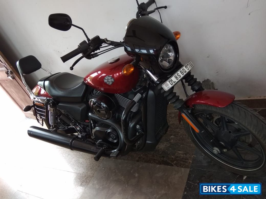 Fire Red Harley Davidson Street 750