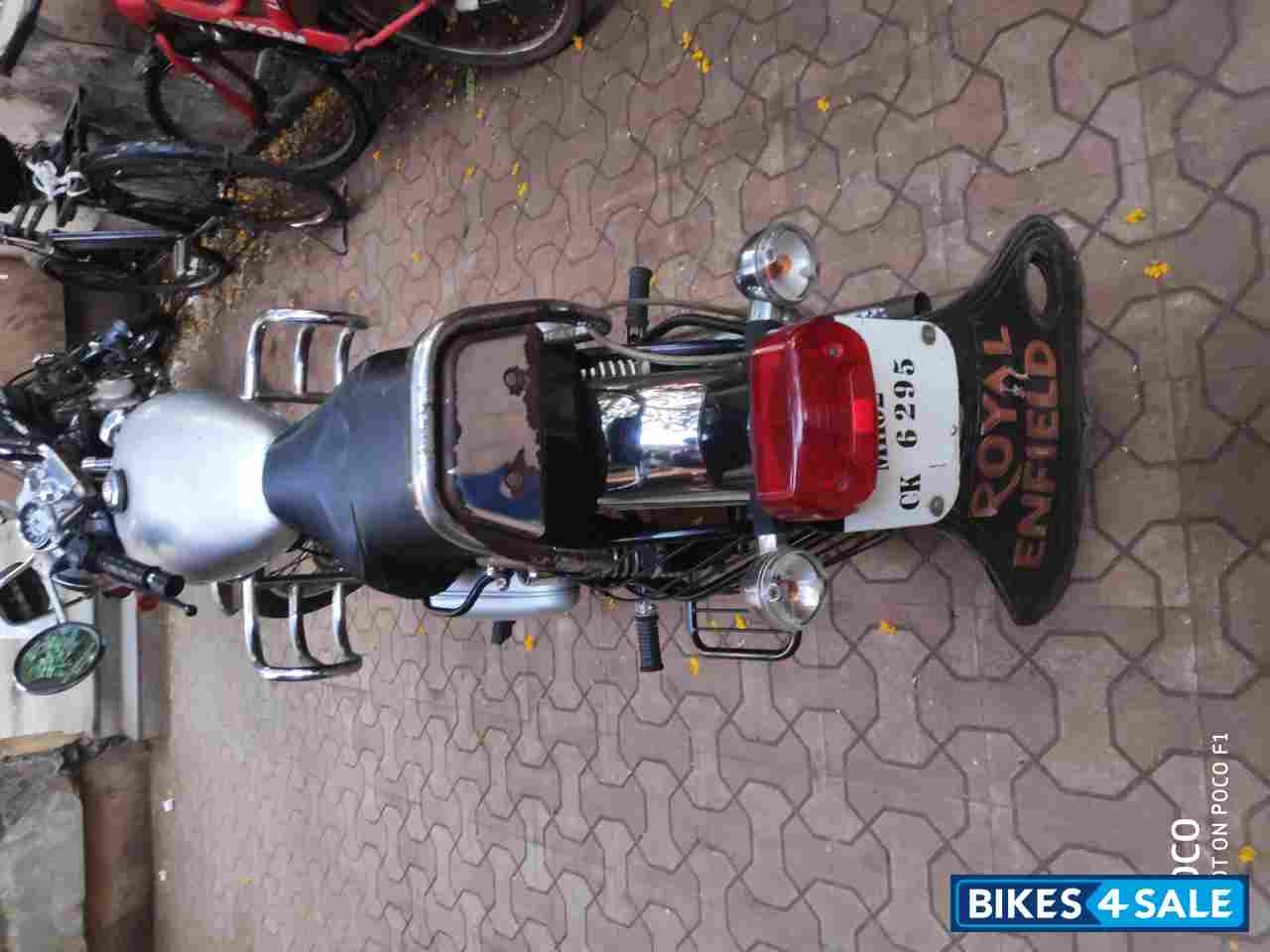 Silver Royal Enfield Bullet Electra Twinspark