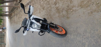 White KTM Duke 390