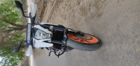 White KTM Duke 390