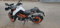 White KTM Duke 390