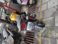 Yellow Honda CB Twister