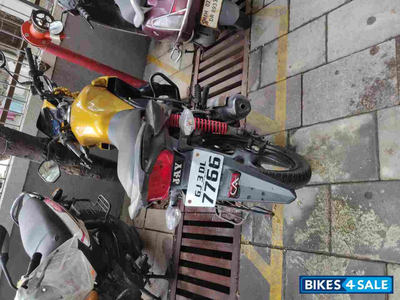 Yellow Honda CB Twister Yellow Honda CB Twister