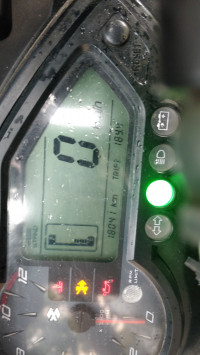 Blue/ Black Bajaj Pulsar 220F