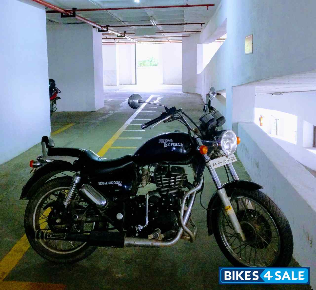 Dark Blue Royal Enfield Thunderbird 350