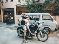 Dark Blue Royal Enfield Thunderbird 350