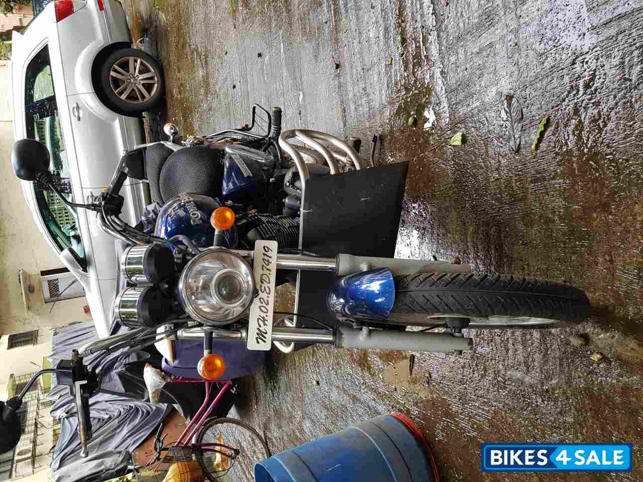 Marine Blue Royal Enfield Thunderbird 350