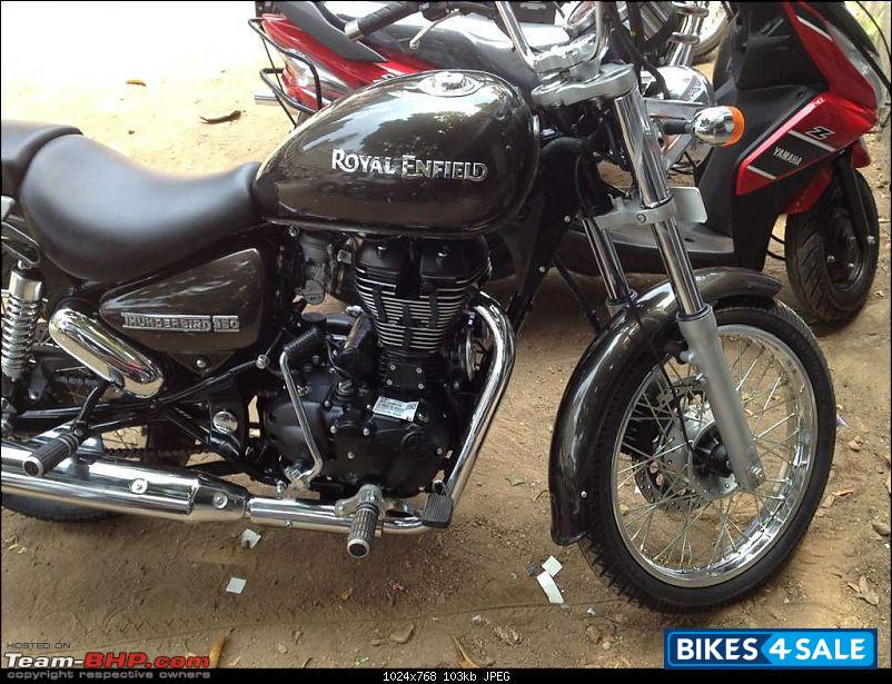Used 2015 model Royal Enfield Thunderbird 350 for sale in Coimbatore. ID  228888. Lightning colour - Bikes4Sale