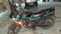Black Decal Green Bajaj Discover 100 DTS-Si