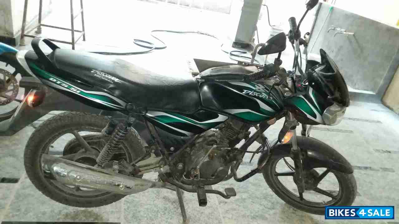 Black Decal Green Bajaj Discover 100 DTS-Si