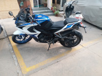 Blue Bajaj Pulsar RS 200 ABS