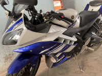 Blue White Yamaha YZF R15 V2