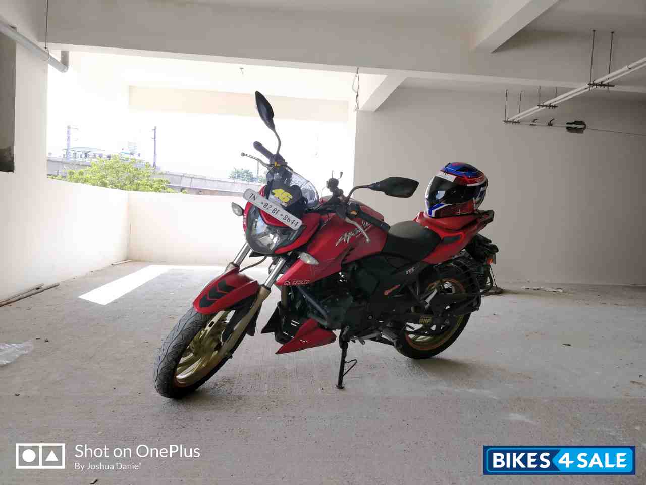 Syrah Red TVS Apache RTR 200 4V