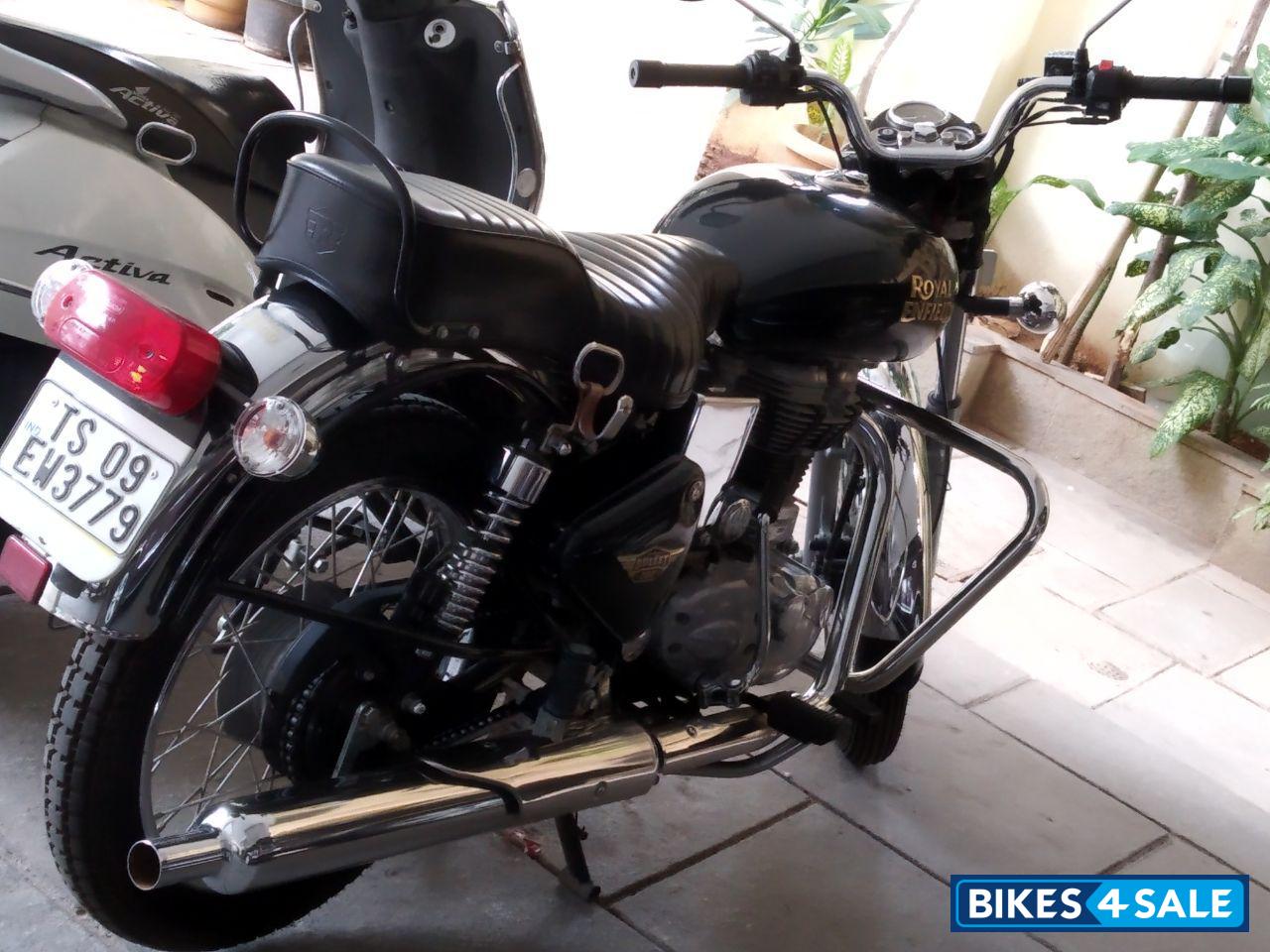 Black Royal Enfield Bullet Electra