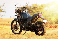 Black Royal Enfield Himalayan