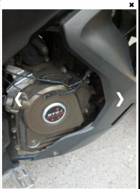 Yellow Bajaj Pulsar RS 200 ABS