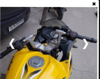 Yellow Bajaj Pulsar RS 200 ABS