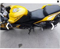 Yellow Bajaj Pulsar RS 200 ABS