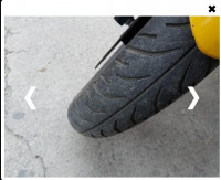 Yellow Bajaj Pulsar RS 200 ABS