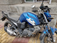 Blue Yamaha FZ-S