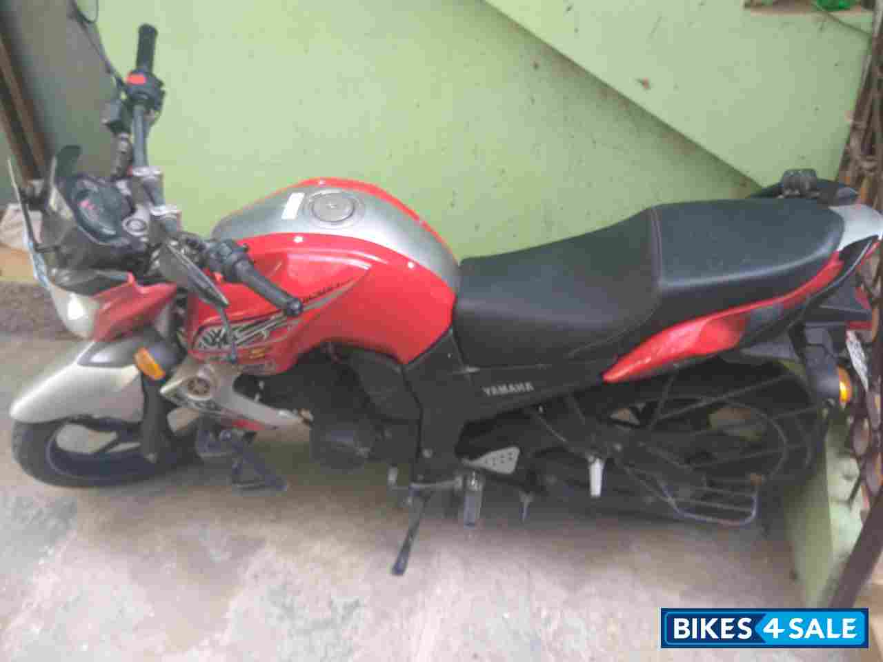 Red And Silver Yamaha FZ-S