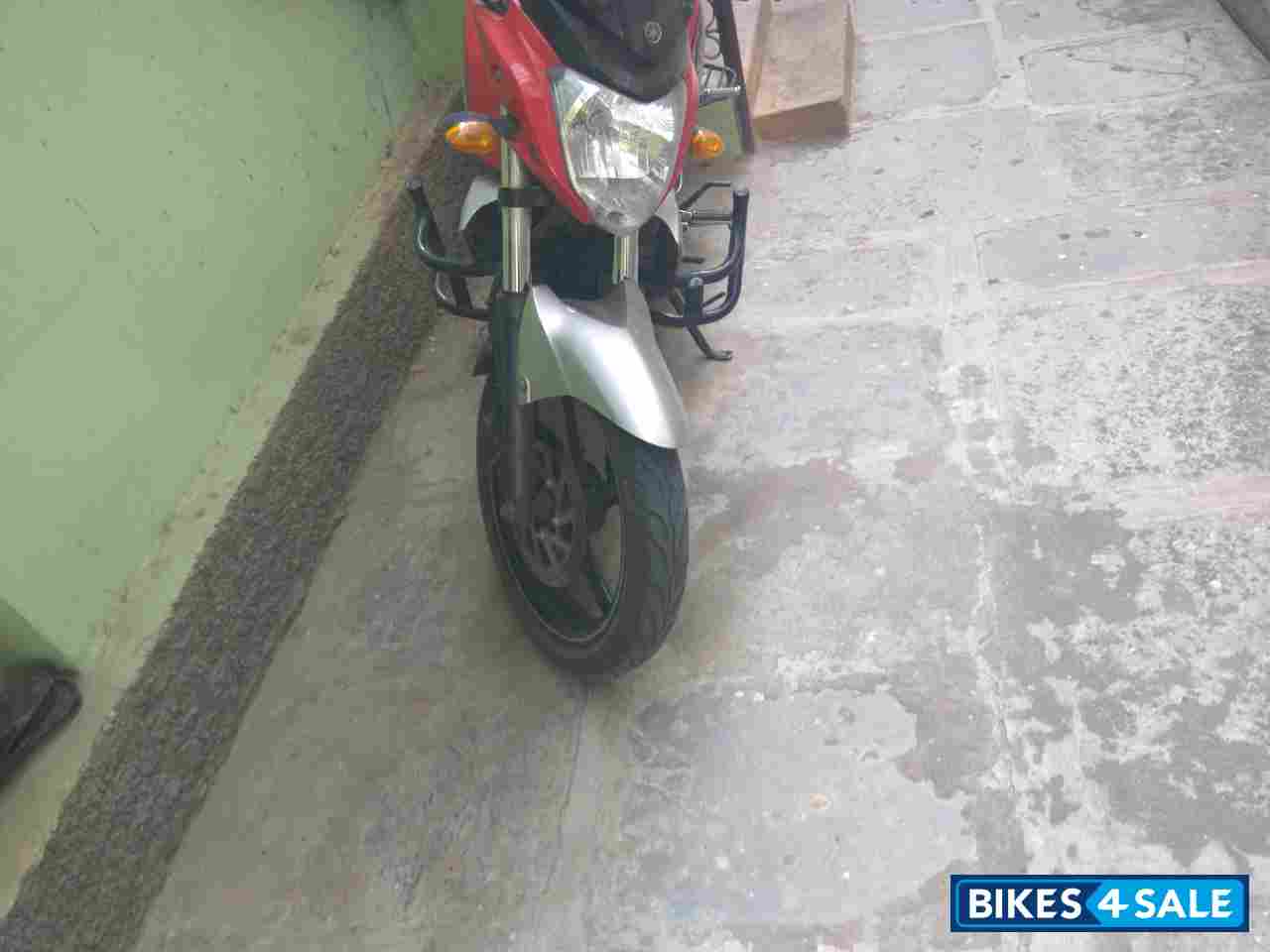 Red And Silver Yamaha FZ-S