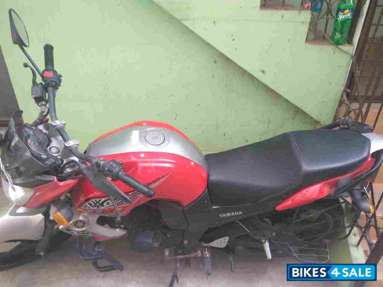 Red And Silver Yamaha FZ-S