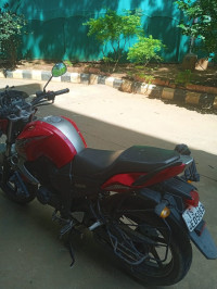 Red And Silver Yamaha FZ-S
