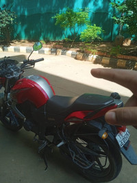 Red And Silver Yamaha FZ-S