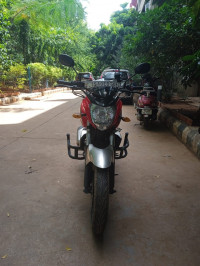 Red And Silver Yamaha FZ-S