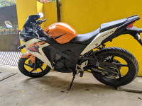 White And Orange Honda CBR 150R