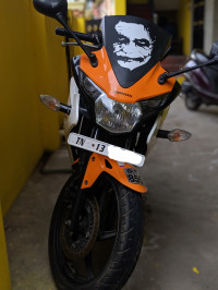 White And Orange Honda CBR 150R