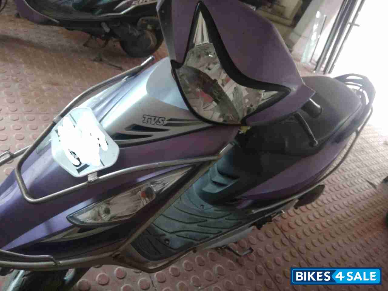 Purple TVS Scooty Streak