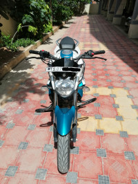 White & Blue Yamaha FZ-S