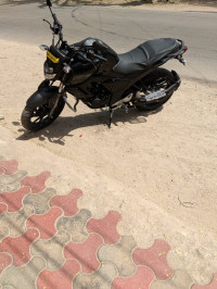 Black Yamaha FZ-S FI V3