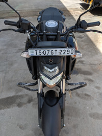 Black Yamaha FZ-S FI V3