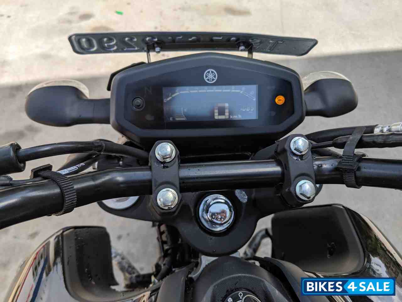 Black Yamaha FZ-S FI V3