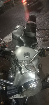 Silver Royal Enfield Bullet Electra