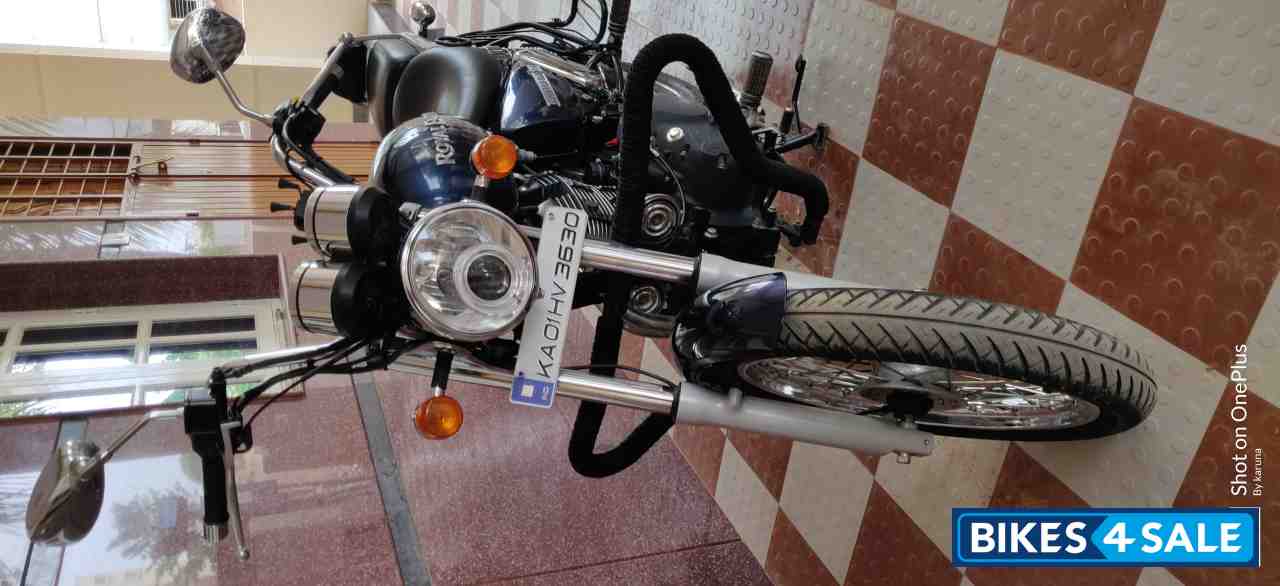 Marine Blue Royal Enfield Thunderbird 350