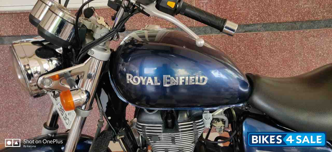 Marine Blue Royal Enfield Thunderbird 350