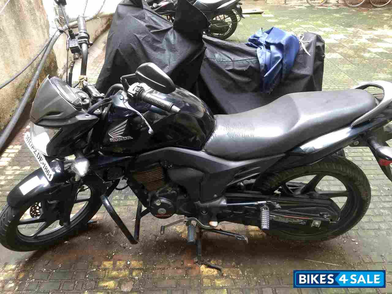 Black Honda CB Trigger