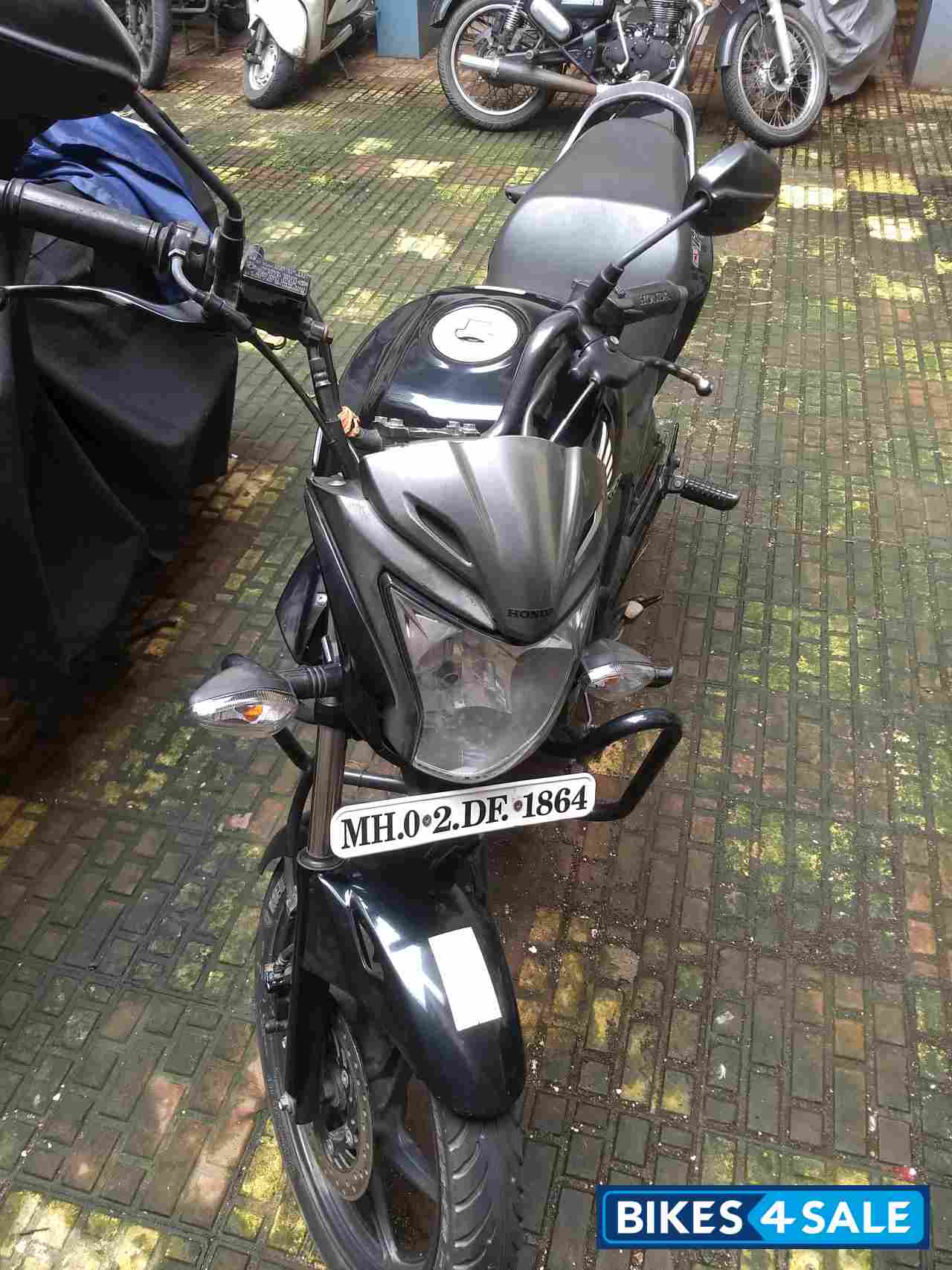 Black Honda CB Trigger