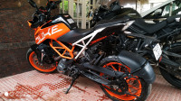 Orange KTM Duke 390