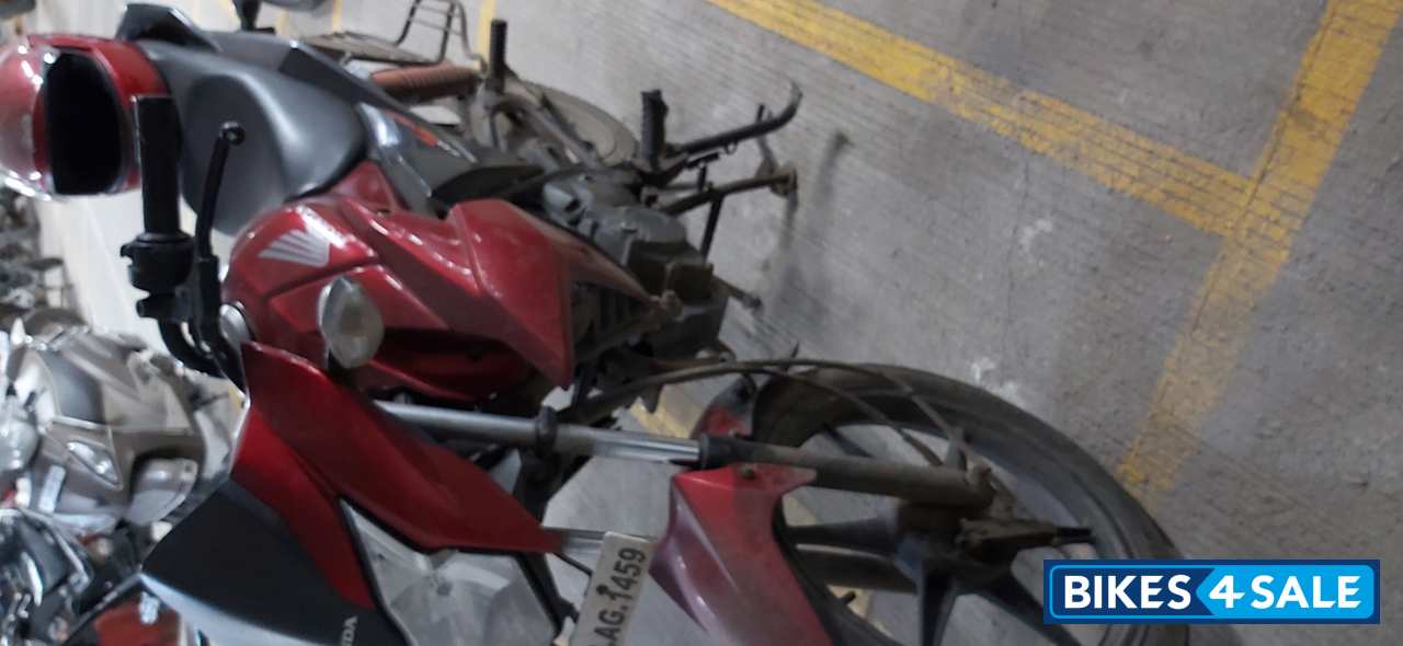 Red Honda CB Twister