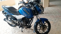Blue Bajaj Discover 125 ST