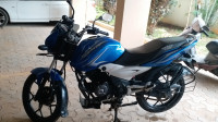 Blue Bajaj Discover 125 ST