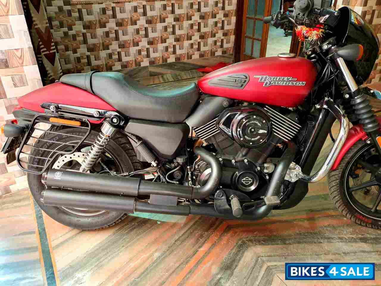 Wicked Red Denim Harley Davidson Street 750