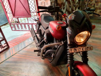 Wicked Red Denim Harley Davidson Street 750